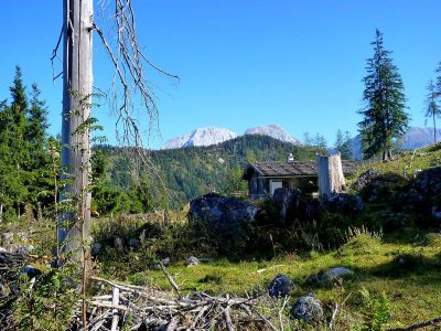 002-An der Stubenalm beim Aufstieg zum Watzmannhaus